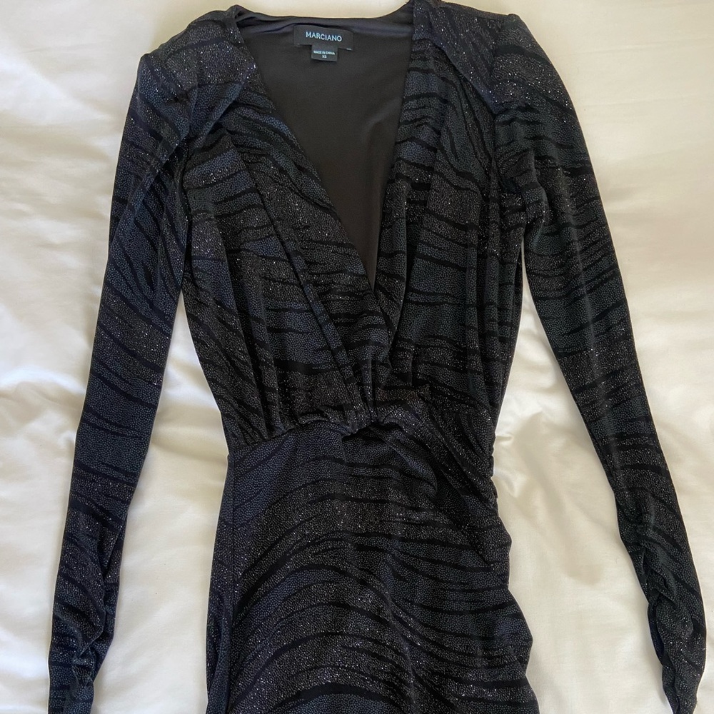 Marciano sparkly mini dress